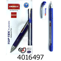Ручка кульк. Unimax Top Tek Fusion 10 000 синя (12/120) UX-10 000-02 Ручка кульк. Unimax Top Tek Fusion 10 000 синя (12/120) UX-10 000-02
