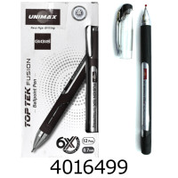 Ручка кульк. Unimax Top Tek Fusion 10 000 чорна 07мм (12/120) UX-10 000-01 Ручка кульк. Unimax Top Tek Fusion 10 000 чорна 07мм (12/120) UX-10 000-01