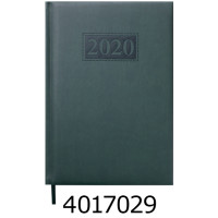 Щоденник А5 дат. 2024р. Buromax GENTLE зелений штуч. шкіра поролон (20) BM.2109-04