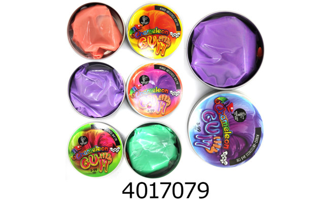 Лизун в банці жуйка для рук Chsmeleon Gum 4 види Danko toys (12) ChGUM-01-01 н/з