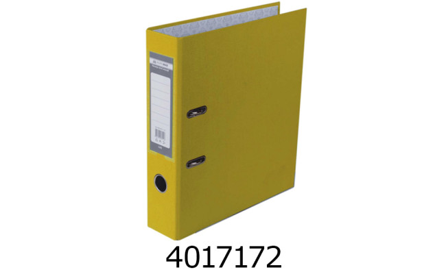 Папка реєстр. А4 5 см одностор. жовта Buromax JOBMAX BM.3012-08с