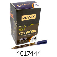 Ручка масл. Piano синя 0.7мм PТ-1153 (50) 740148В