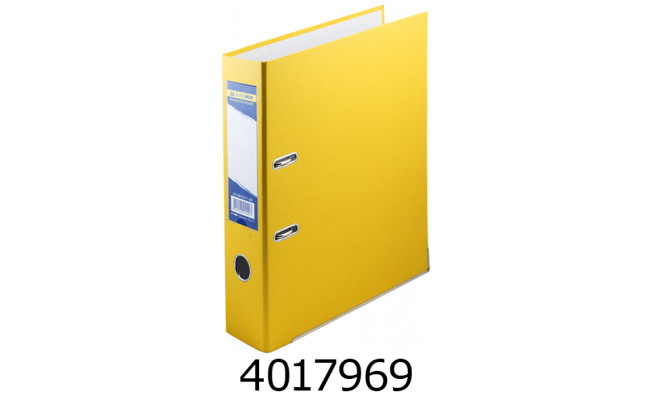 Папка реєстр. А4 7 см одностор. жовта Buromax JOBMAX BM.3011-08c