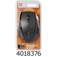 Мишка комп. Defender Accura MM-365 black 52365