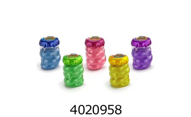 Кінетичний пісок 200г в банці тягнеться укр. Danko toys (12) STS-03-01U