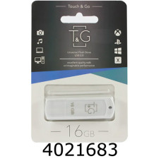 Flash USB 16Gb T&G 011 Classic 2.0 White T&G