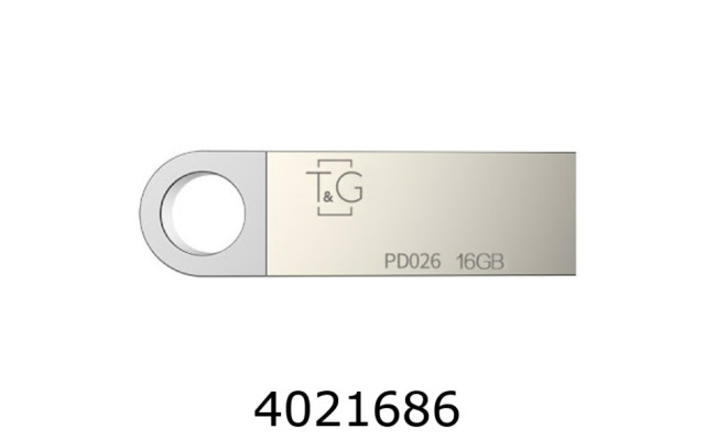 Flash USB 16Gb T&G 026 2.0 Metal T&G