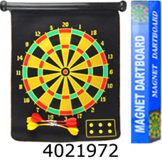Дартс магнітний 35*30 см в коробці двостор. тканний 9-507 (25090) 100781