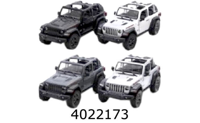 Машинка метал. Kinsmart Jeep Wrangler (24/96) 5412WH