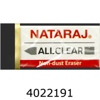 Гумка Nataraj allclear чорна (30/1080) 202300015 н/з
