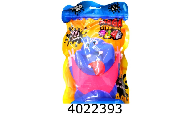 Лизун в кульку Maga Stretch Slime 500гр Danko toys (10) SLM-12-01U н/з