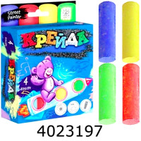 Крейда кольорова 4 шт. кругла Jumbo Danko toys (36) MEL-01-02U Крейда кольорова 4 шт. кругла Jumbo Danko toys (36) MEL-01-02U