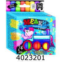 Крейда кольорова 24 шт. кругла Danko toys (24) MEL-02-05U Крейда кольорова 24 шт. кругла Danko toys (24) MEL-02-05U