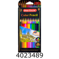 Олівці кольор. Starcolor 12шт CX80029-12/80068 (12/288) UN005 н/з Олівці кольор. Starcolor 12шт CX80029-12/80068 (12/288) UN005 н/з