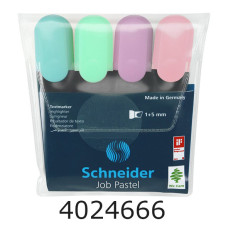 Маркер текст. набір 4шт. пастель Schneider Job 150 1-45 мм (10) S115098 н/з Маркер текст. набір 4шт. пастель Schneider Job 150 1-45 мм (10) S115098 н/з