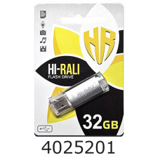 Flash USB 32Gb Rocket 2.0 silver Hi-Rali