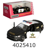 Машинка метал. Ford Mustang GT Police Kinsmart (24/96) 5386WP Машинка метал. Ford Mustang GT Police Kinsmart (24/96) 5386WP