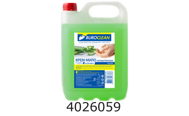 Рідке мило 5л BuroClean антибактеріальне АЛОЕ ВЕРА 10600102
