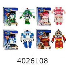 Трансформер Robocar Poli в коробці 4 види 11*10*15cм  (54/108) 83608