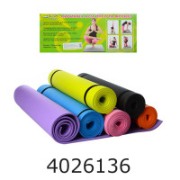 Килимок для йоги 6мм 173*61см 6 кольорів (24) M 0380-3