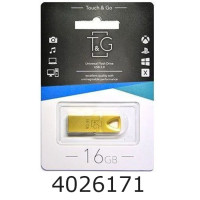 Flash USB 16Gb T&G 117 2.0 Metal Gold T&G Flash USB 16Gb T&G 117 2.0 Metal Gold T&G