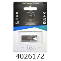 Flash USB 16Gb T&G 117 2.0 Metal Silver T&G
