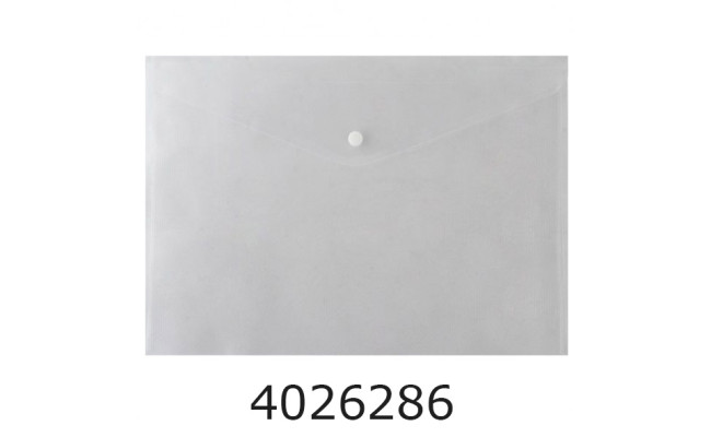 Папка конверт на кнопці А5 Buromax прозора (6) BM.3936-00