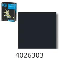 Папір кольор. А4 160г/м2 250 арк. інтенс.IQ чорний B100