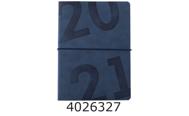 Щоденник А5 дат. 2026р. Buromax BEST 336 арк. синій BM.2126-02