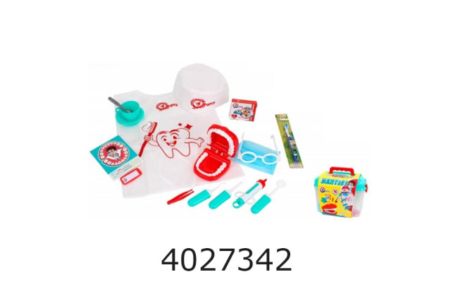 Лікарський набір в чемоданчику Стоматолог 16 предметів ТехноК (8) 7365