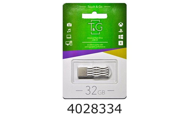 Flash USB 32Gb T&G 103 2.0 Metal T&G