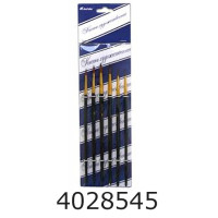 Пензлі в наборі 6шт. J.Otten нейлон+поні, круглі (JO1974-6(BK0618) (24) 709776В
