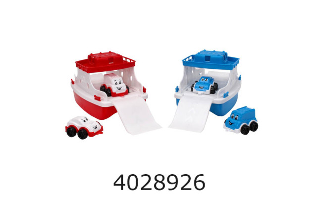 Паром з транспортом 2 кольори в коробці ТехноК (8) 6795