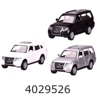 Машинка метал. Mitsubishi Pajero 4 WD Turbo відкрив. двері Автопром (96) 4340