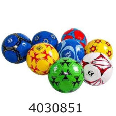 Мяч футб. прес-кожа №5 PVC 260гр 10 видів (30) BT-FB-0293