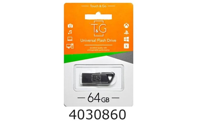 Flash USB 64Gb T&G 114 2.0 Metal T&G
