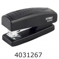 Степлер №24 Buromax пласт. (скоби № 24; 26) до 20 арк, чорний (12) BM.4200-01
