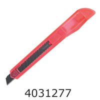 Ніж канц. 9мм Buromax прозор.пласт.корпус, мех фіксатор леза, JOBMAX (60/200) BM.4631
