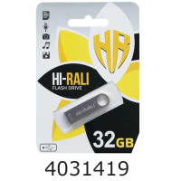 Flash USB 32Gb Shuttle 2.0 metal Silver Hi-Rali