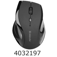 Мишка комп. Defender Accura MM-295 black бездротова 52295