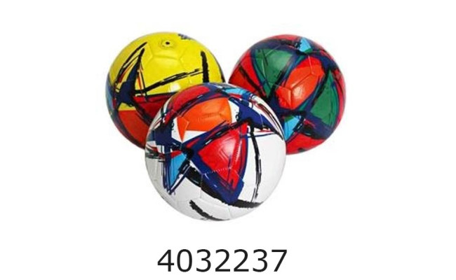 Мяч футб. прес-кожа №5 EVA 310гр 3 кольори (30) BT-FB-0275