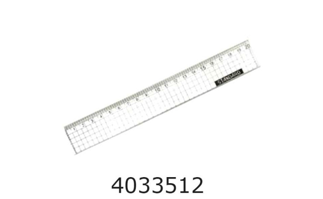 Лінійка пласт. 20см Josef Otten прозора кольорова (DSCN1607) мікс (30) 1607DSCN_