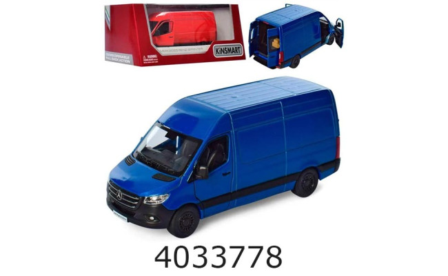 Машинка метал. Kinsmart Mercedes-Benz Sprinter 2 кольори (24/96) 5426W