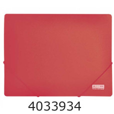 Папка на гумках пластик А4 JOBMAX червона (24) BM.3911-05