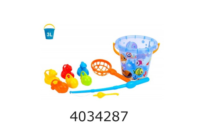 Риболовля у відерці 1 вудочка 6 тваринок ТехноК (17) 7624