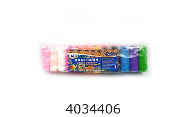 Пластилін повітряний 12кол.*12g + стеки (34SL7712-1) (3312) (200) 756931В/747327В
