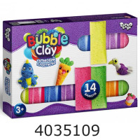 Набір для дит. творч. Повітряний пластилін. Bubble Clay. 14 кольорів укр. Danko toys (12) BBC-05-01U