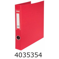 Папка А4 4 кільця картон Buromax 40мм червона (24) BM.3106-05