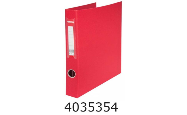 Папка А4 4 кільця картон Buromax 40мм червона (24) BM.3106-05