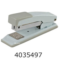 Степлер №24 Buromax метал. (скоби № 24; 26)  до 20 арк сірий (12). BM.4258-09